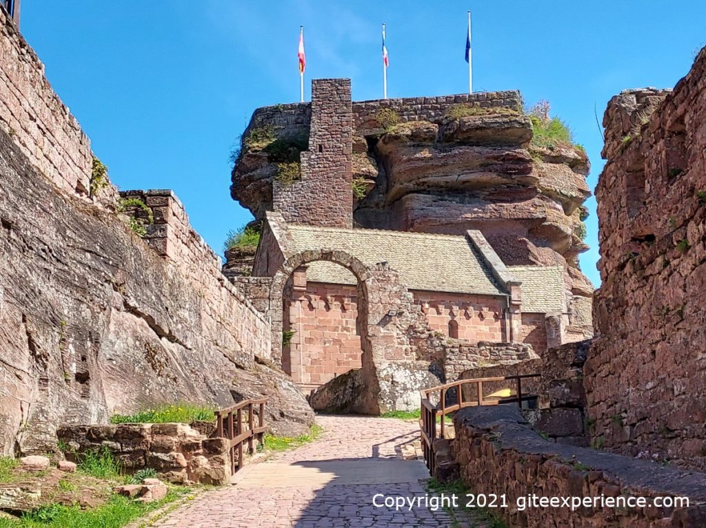 Entrée du château du Haut Barr